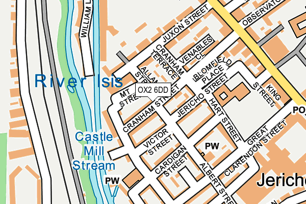 OX2 6DD map - OS OpenMap – Local (Ordnance Survey)