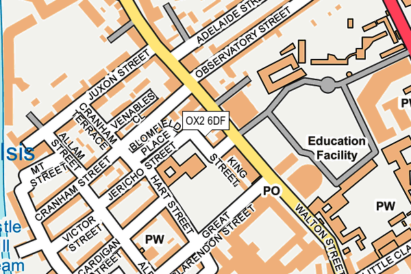 OX2 6DF map - OS OpenMap – Local (Ordnance Survey)
