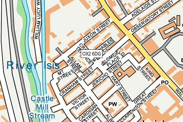 OX2 6DG map - OS OpenMap – Local (Ordnance Survey)