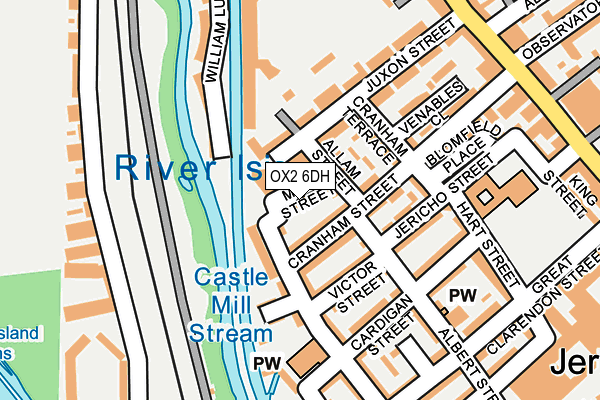 OX2 6DH map - OS OpenMap – Local (Ordnance Survey)