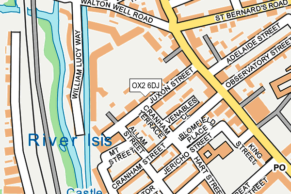 OX2 6DJ map - OS OpenMap – Local (Ordnance Survey)