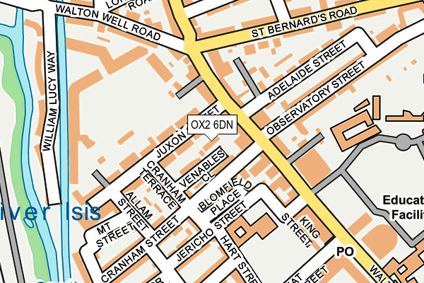 OX2 6DN map - OS OpenMap – Local (Ordnance Survey)