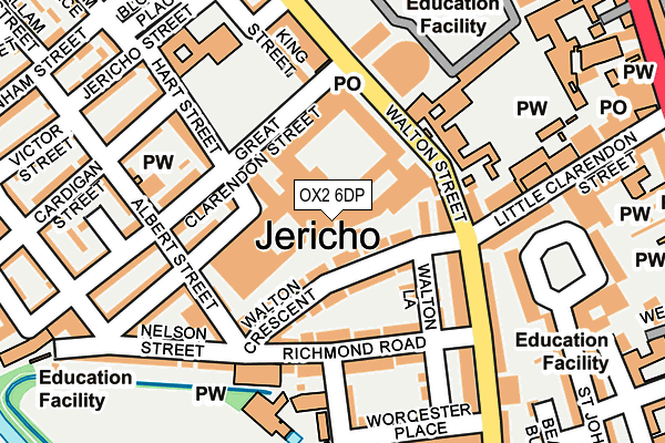 Map of OXFORD ELECTRONIC PUBLISHING LIMITED at local scale