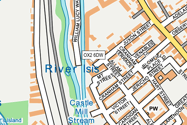 OX2 6DW map - OS OpenMap – Local (Ordnance Survey)