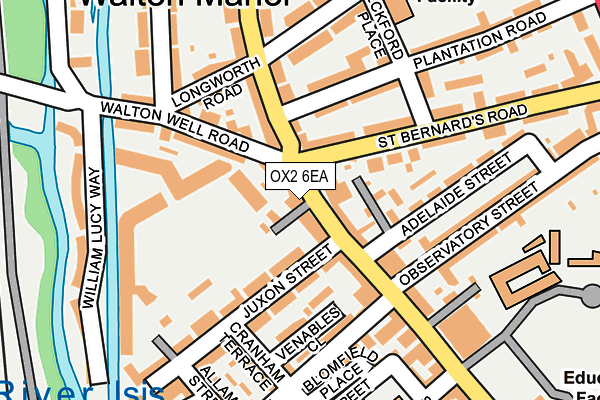 OX2 6EA map - OS OpenMap – Local (Ordnance Survey)