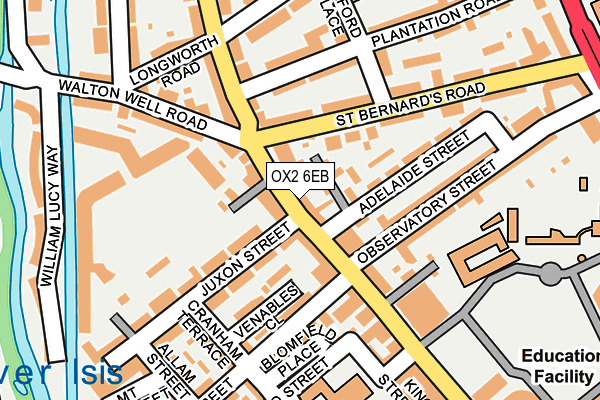 OX2 6EB map - OS OpenMap – Local (Ordnance Survey)