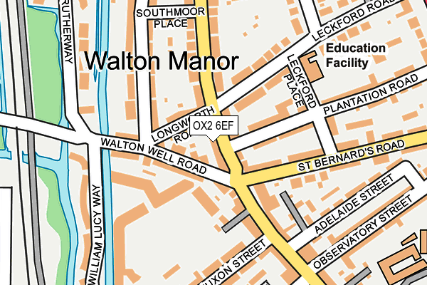 OX2 6EF map - OS OpenMap – Local (Ordnance Survey)