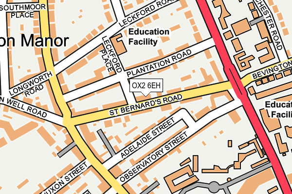 OX2 6EH map - OS OpenMap – Local (Ordnance Survey)