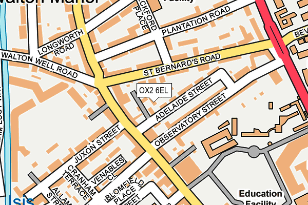 OX2 6EL map - OS OpenMap – Local (Ordnance Survey)