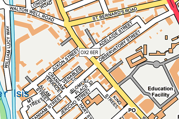 OX2 6ER map - OS OpenMap – Local (Ordnance Survey)