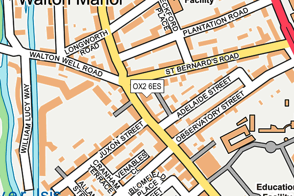 OX2 6ES map - OS OpenMap – Local (Ordnance Survey)