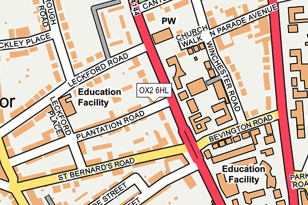 OX2 6HL map - OS OpenMap – Local (Ordnance Survey)