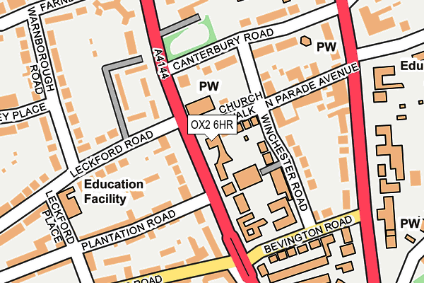 OX2 6HR map - OS OpenMap – Local (Ordnance Survey)