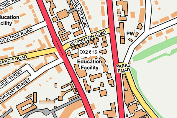 OX2 6HS map - OS OpenMap – Local (Ordnance Survey)
