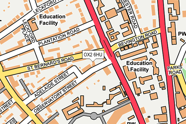 OX2 6HU map - OS OpenMap – Local (Ordnance Survey)