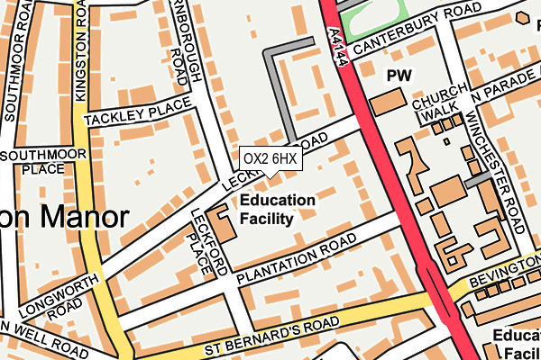 OX2 6HX map - OS OpenMap – Local (Ordnance Survey)