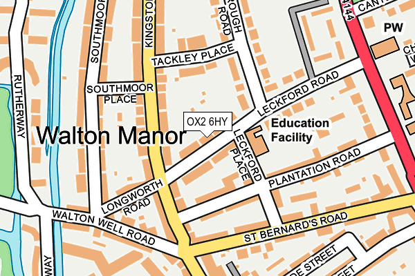 OX2 6HY map - OS OpenMap – Local (Ordnance Survey)