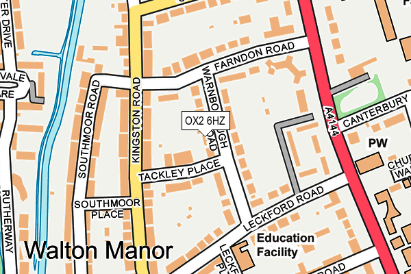 OX2 6HZ map - OS OpenMap – Local (Ordnance Survey)