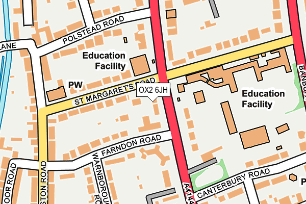 OX2 6JH map - OS OpenMap – Local (Ordnance Survey)