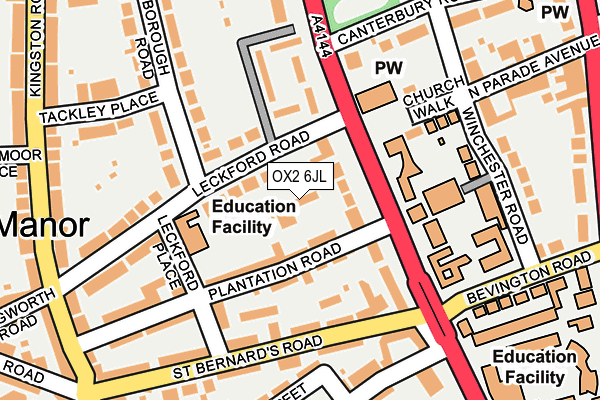 OX2 6JL map - OS OpenMap – Local (Ordnance Survey)