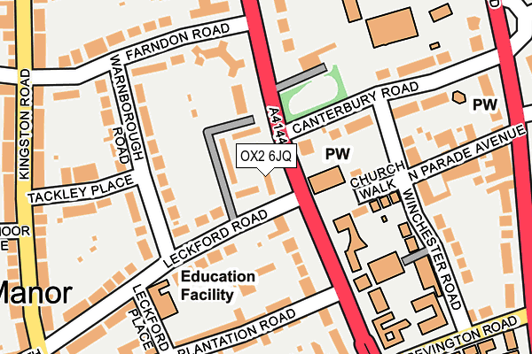 OX2 6JQ map - OS OpenMap – Local (Ordnance Survey)