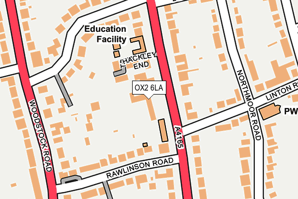 OX2 6LA map - OS OpenMap – Local (Ordnance Survey)