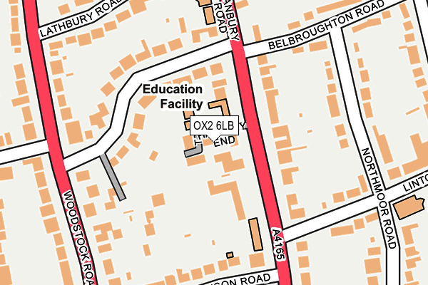 OX2 6LB map - OS OpenMap – Local (Ordnance Survey)