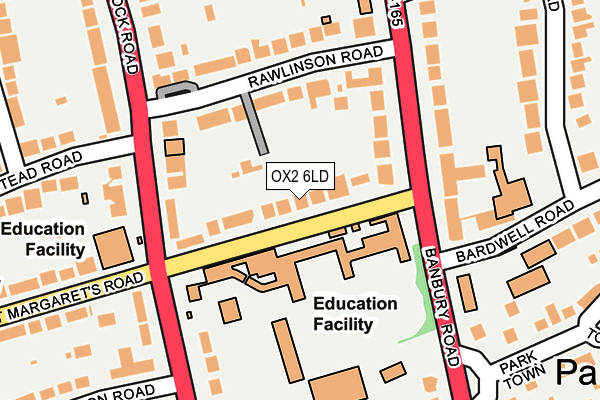 OX2 6LD map - OS OpenMap – Local (Ordnance Survey)