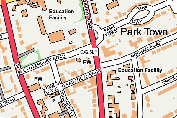 OX2 6LF map - OS OpenMap – Local (Ordnance Survey)