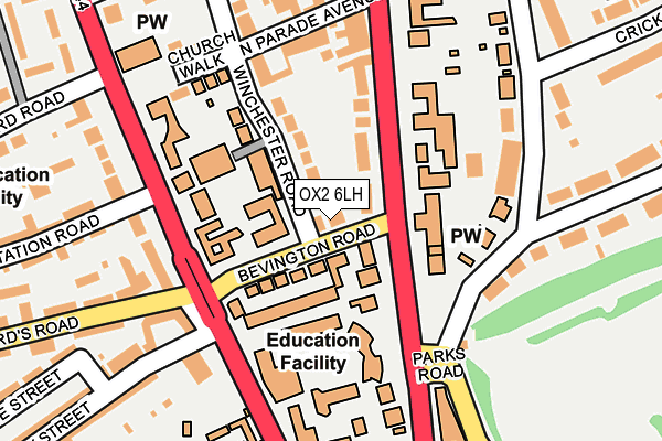 OX2 6LH map - OS OpenMap – Local (Ordnance Survey)