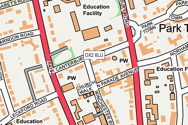 OX2 6LU map - OS OpenMap – Local (Ordnance Survey)