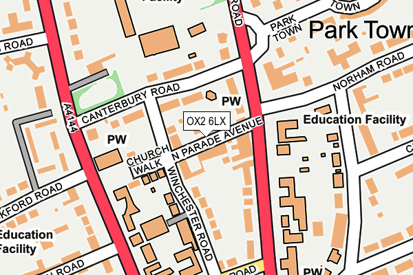 OX2 6LX map - OS OpenMap – Local (Ordnance Survey)