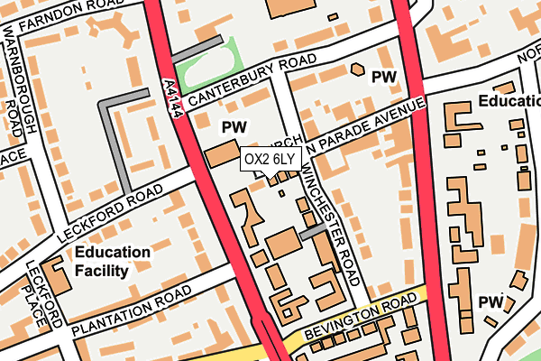 OX2 6LY map - OS OpenMap – Local (Ordnance Survey)