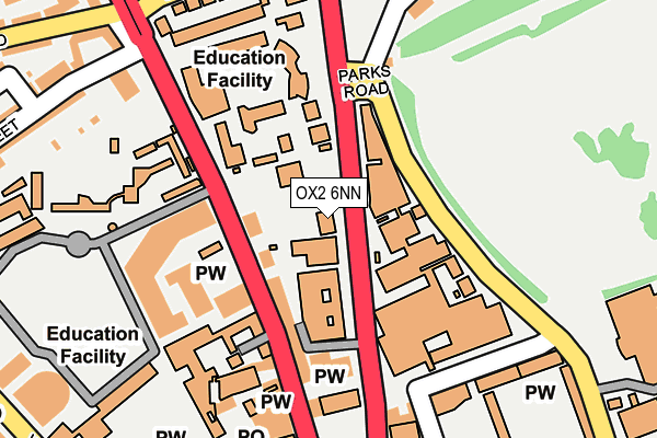 OX2 6NN map - OS OpenMap – Local (Ordnance Survey)