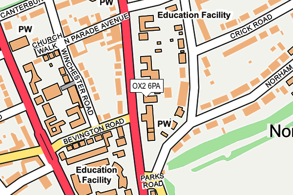 OX2 6PA map - OS OpenMap – Local (Ordnance Survey)