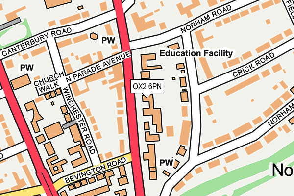 OX2 6PN map - OS OpenMap – Local (Ordnance Survey)