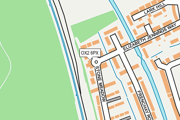 OX2 6PX map - OS OpenMap – Local (Ordnance Survey)