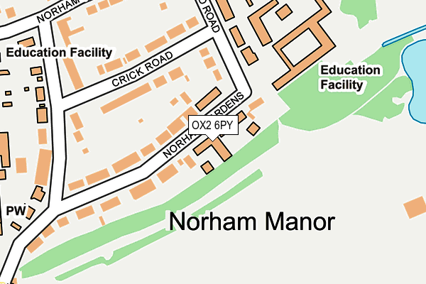 OX2 6PY map - OS OpenMap – Local (Ordnance Survey)