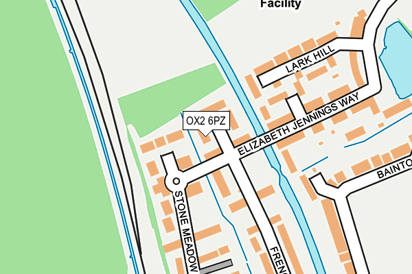 OX2 6PZ map - OS OpenMap – Local (Ordnance Survey)