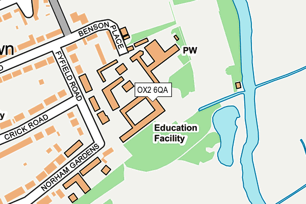 OX2 6QA map - OS OpenMap – Local (Ordnance Survey)