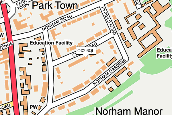 OX2 6QL map - OS OpenMap – Local (Ordnance Survey)