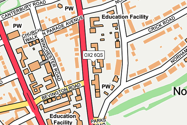 OX2 6QS map - OS OpenMap – Local (Ordnance Survey)