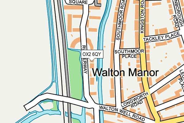 OX2 6QY map - OS OpenMap – Local (Ordnance Survey)