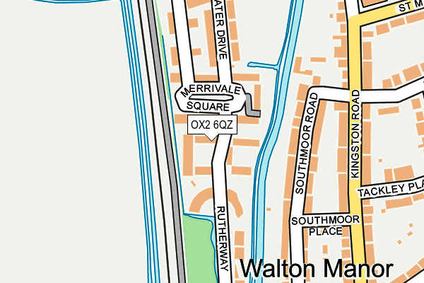 OX2 6QZ map - OS OpenMap – Local (Ordnance Survey)