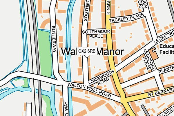 OX2 6RB map - OS OpenMap – Local (Ordnance Survey)