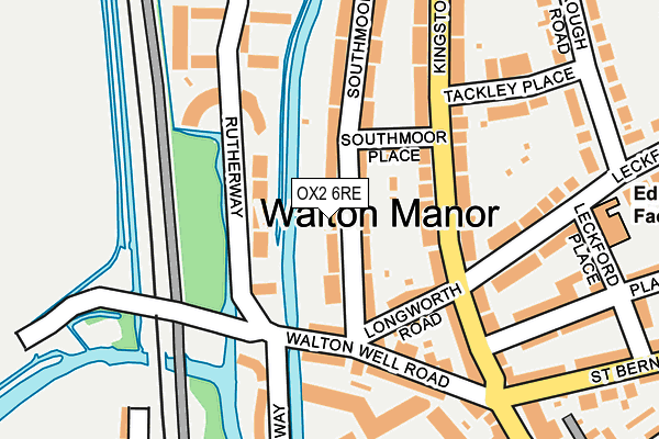 OX2 6RE map - OS OpenMap – Local (Ordnance Survey)