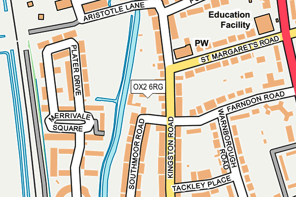 OX2 6RG map - OS OpenMap – Local (Ordnance Survey)