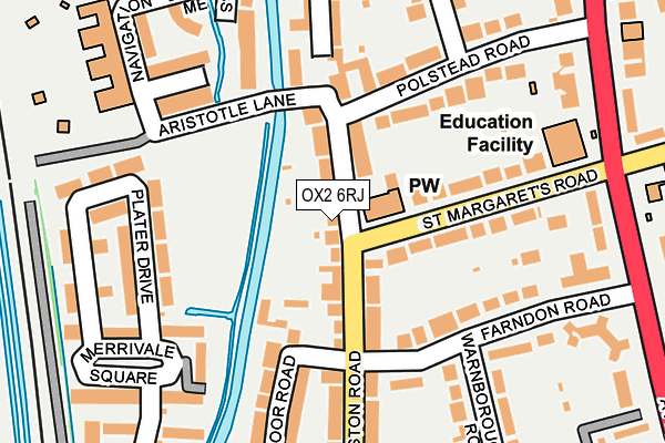 OX2 6RJ map - OS OpenMap – Local (Ordnance Survey)