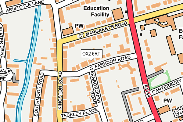 OX2 6RT map - OS OpenMap – Local (Ordnance Survey)