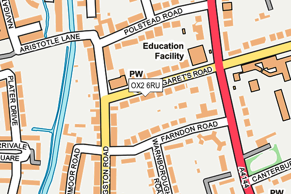 OX2 6RU map - OS OpenMap – Local (Ordnance Survey)